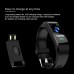 115 Plus Sports Fitness Tracker IP67 Waterproof Heart Rate Sleep Monitor Wristbands Passometer Smart Bracelet