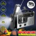 Portable Multifunctional Radio Hand Crank Solar Crank Dynamo Powered AM/FM/SW1 Weather Radio with Flashlight LED Reading Light