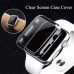 38/42mm Transparent Clear Slim Hard Case Cover Screen Protector Protective for Apple Watch Series 2 Screen Protector Full Edge