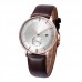 Classic style quartz movement Italian leather stainless steel case PVD plating buy long watches