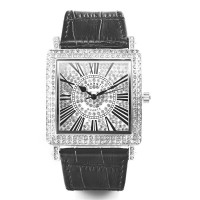 OEM New Zinc alloy Crystal Dial Strap waterproof watches Crystal dial watch