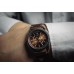 All stainless steel 316L 5ATM water resistance italian genuine leather strap swiss super luminous men wrist watch