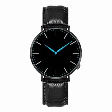 Minimalist design thin stainless steel case swiss ronda movement genuine leather strap 3ATM waterproof daniel kendall watch