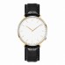 Minimalist design thin stainless steel case swiss ronda movement genuine leather strap 3ATM waterproof daniel kendall watch