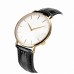 Minimalist design thin stainless steel case swiss ronda movement genuine leather strap 3ATM waterproof daniel kendall watch